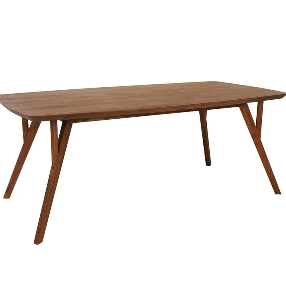 Rechthoekige eettafel Quenza acaciahout 200x100 cm>Straluma