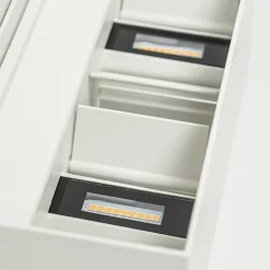 Rechthoekige LED buitenlamp wit verstelbaar><noscript><img width=