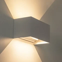 Rechthoekige LED buitenlamp wit verstelbaar><noscript><img width=