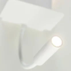 Rechthoekige wandlamp inclusief LED en USB><noscript><img width=