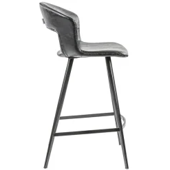 Retro barkruk zwart met imitatieleer></noscript>Straluma New