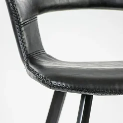 Retro barkruk zwart met imitatieleer></noscript>Straluma New