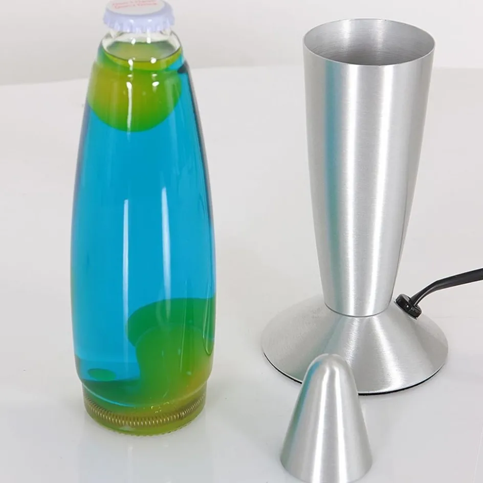 Retro tafellamp Lava blauw water met groen>Straluma Discount