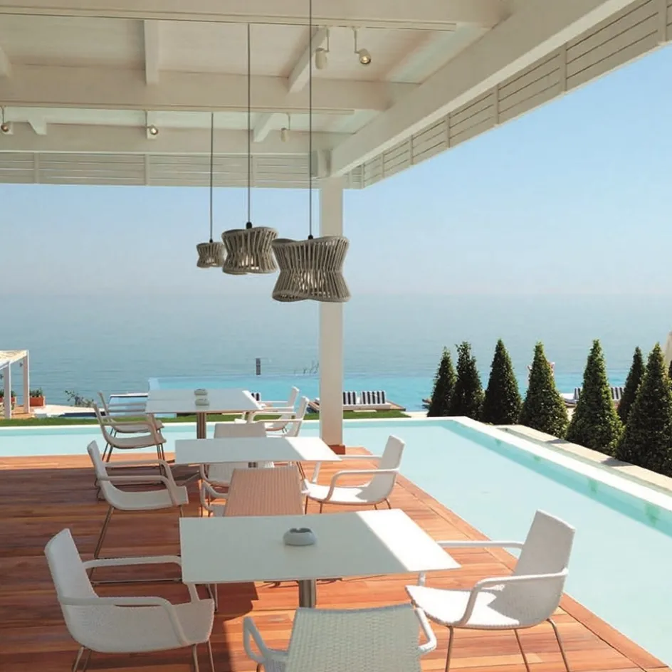 Ronde buiten hanglamp donker beige IP44>Straluma Clearance