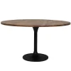 Ronde eettafel acacia hout met zwarte poot Bicoca>Straluma Hot