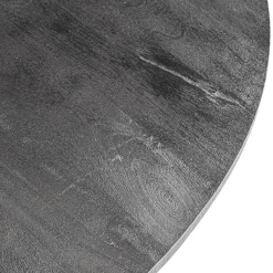 Ronde eettafel zwart mangohout met zwarte poot><noscript><img width=