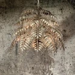 Ronde hanglamp palm ambachtelijk zilver></noscript>Straluma Online