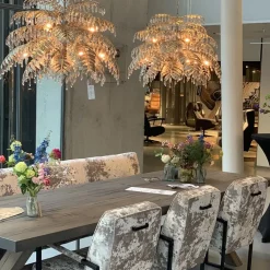 Ronde hanglamp palm ambachtelijk zilver></noscript>Straluma Online