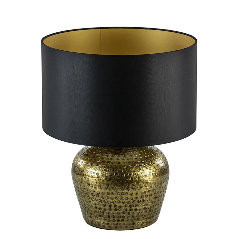 Ronde lampvoet Gondia antiek brons exclusief kap>Straluma Hot