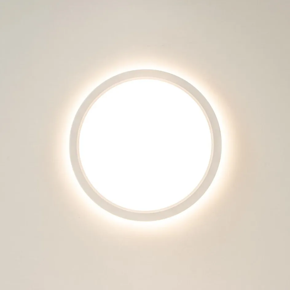 Ronde LED plafondlamp wit met 3 licht opties>Straluma New