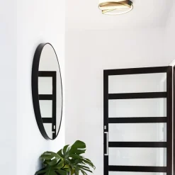 Ronde LED plafondlamp zwart goud><noscript><img width=