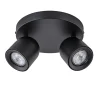 Ronde opbouwspot 2-lichts zwart GU10>Straluma Best