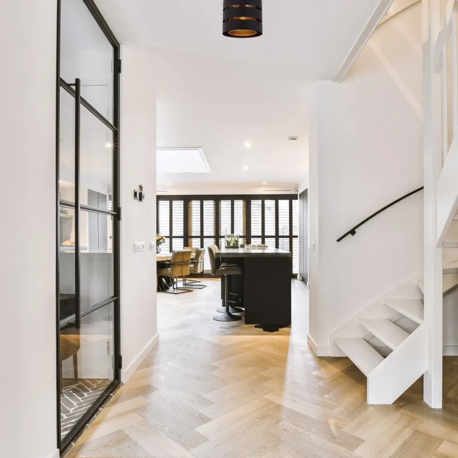 Ronde plafondlamp zwart metaal met goud>Straluma Clearance