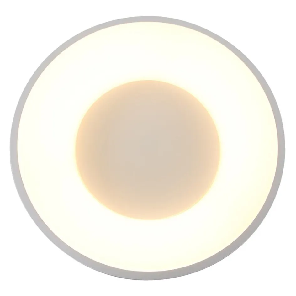 Ronde plafonnière wit 48 cm met LED>Straluma Outlet