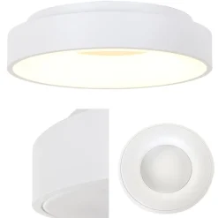 Ronde plafonnière wit 48 cm met LED><noscript><img width=