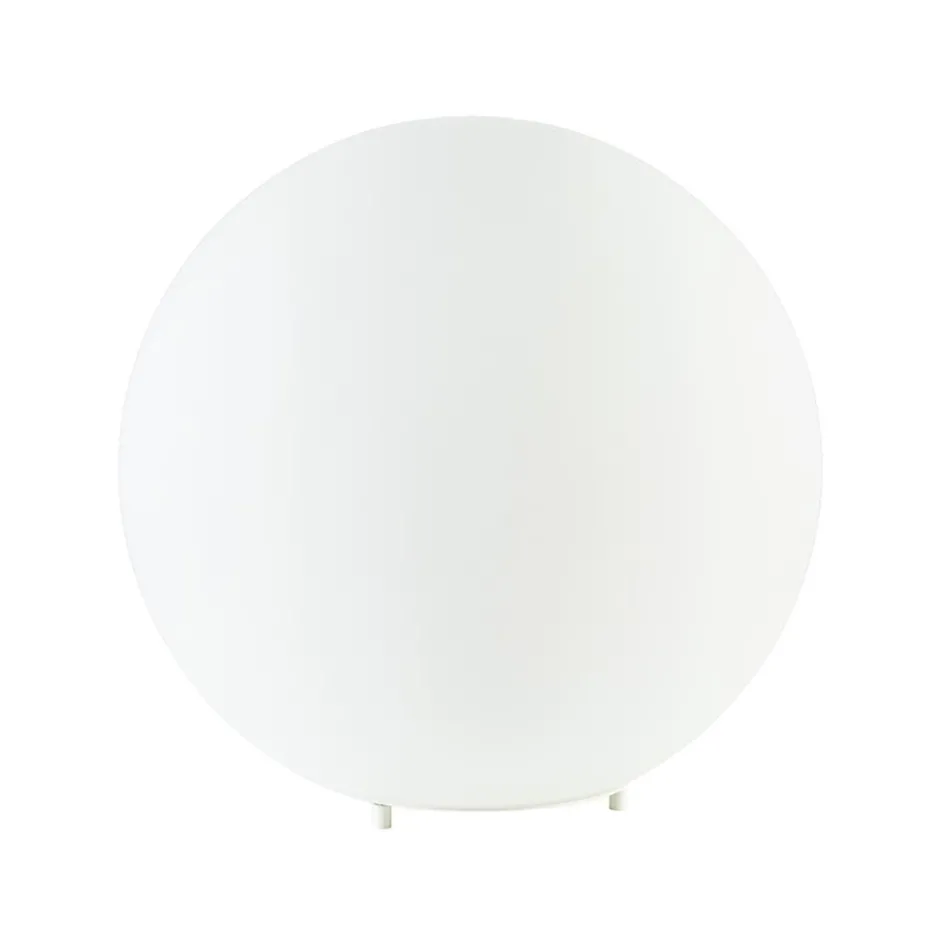 Ronde tafellamp opaal glas 30 cm>Straluma New