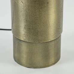 Ruw antiek bronzen lampvoet Savi exclusief kap></noscript>Straluma Discount