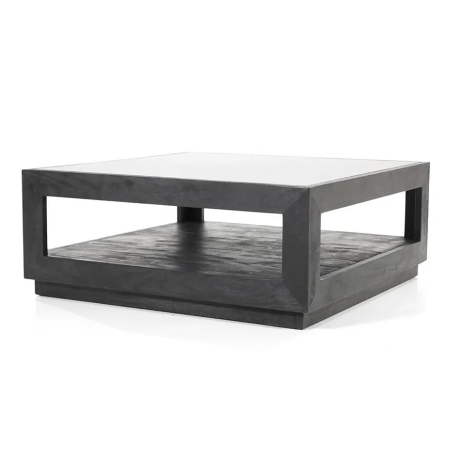 Salontafel Liam 95x95x35 cm -zwart>Straluma Sale