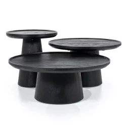 Salontafel Ron zwart 80x32 cm><noscript><img width=