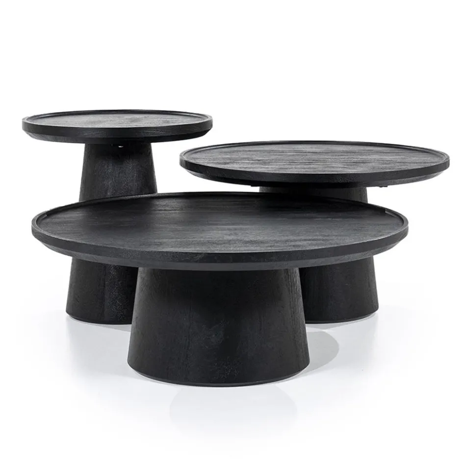 Salontafel Ron zwart 80x32 cm>Straluma Best