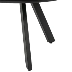 Salontafel rond hout zwart 80 cm><noscript><img width=