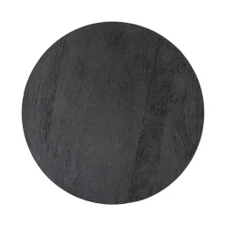 Salontafel rond hout zwart 60 cm><noscript><img width=