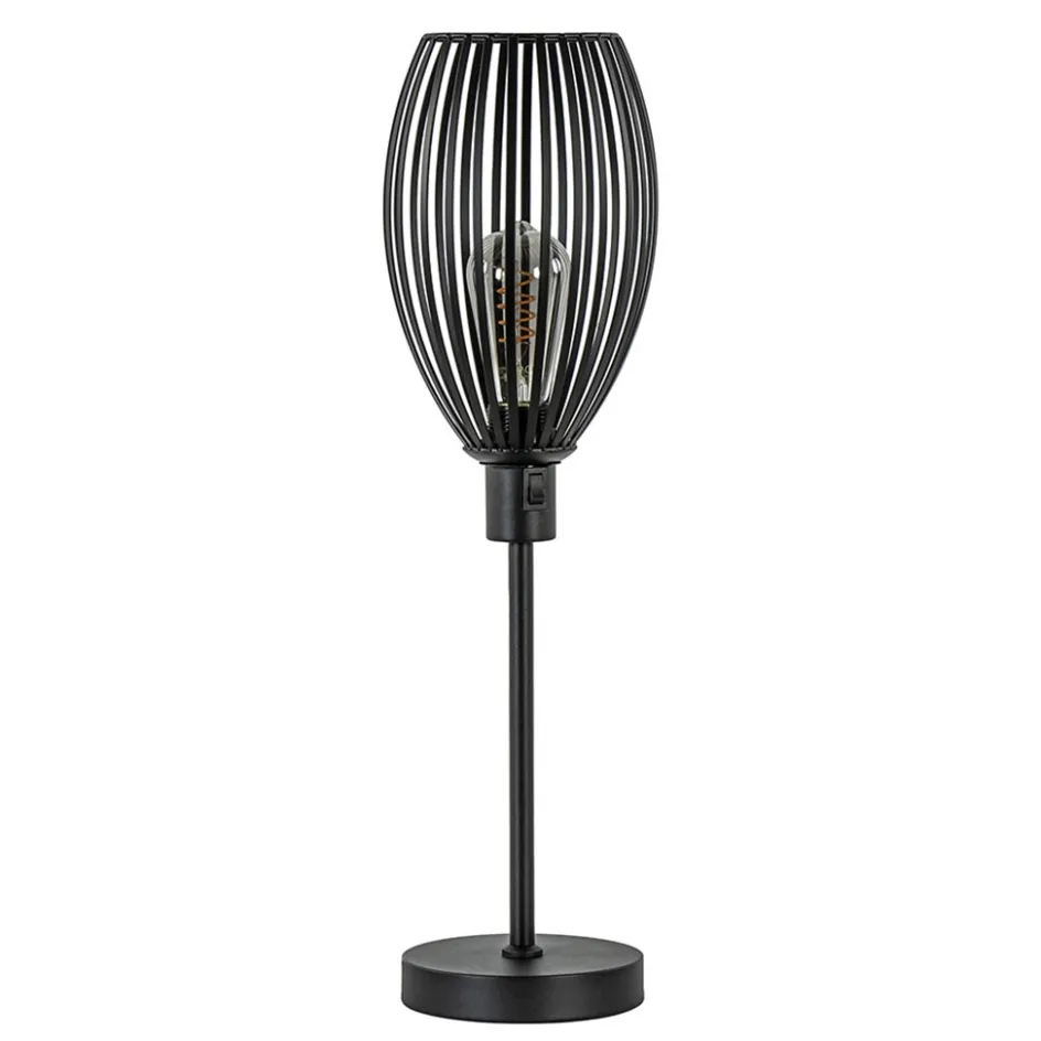 Scandinavische tafellamp mat zwart>Straluma Online