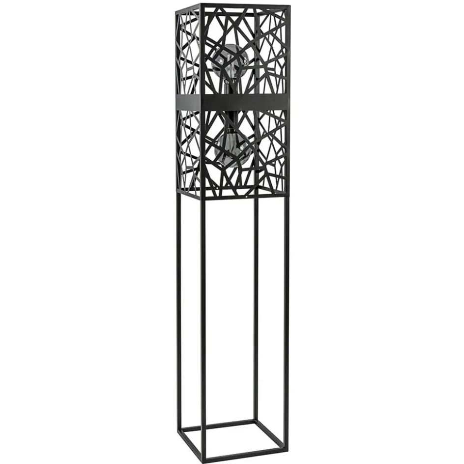 Scandinavische vloerlamp zwart frame>Straluma Sale