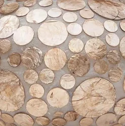 Schelpen hanglamp coin goudbruin groot></noscript>Straluma Clearance