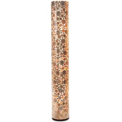 Schelpen vloerlamp goud cilinder groot>Straluma Clearance