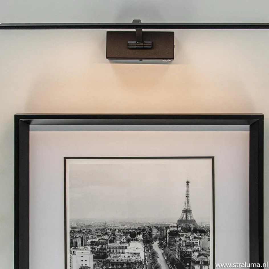 Schilderijlamp zwart 45cm met dimmer>Straluma Sale