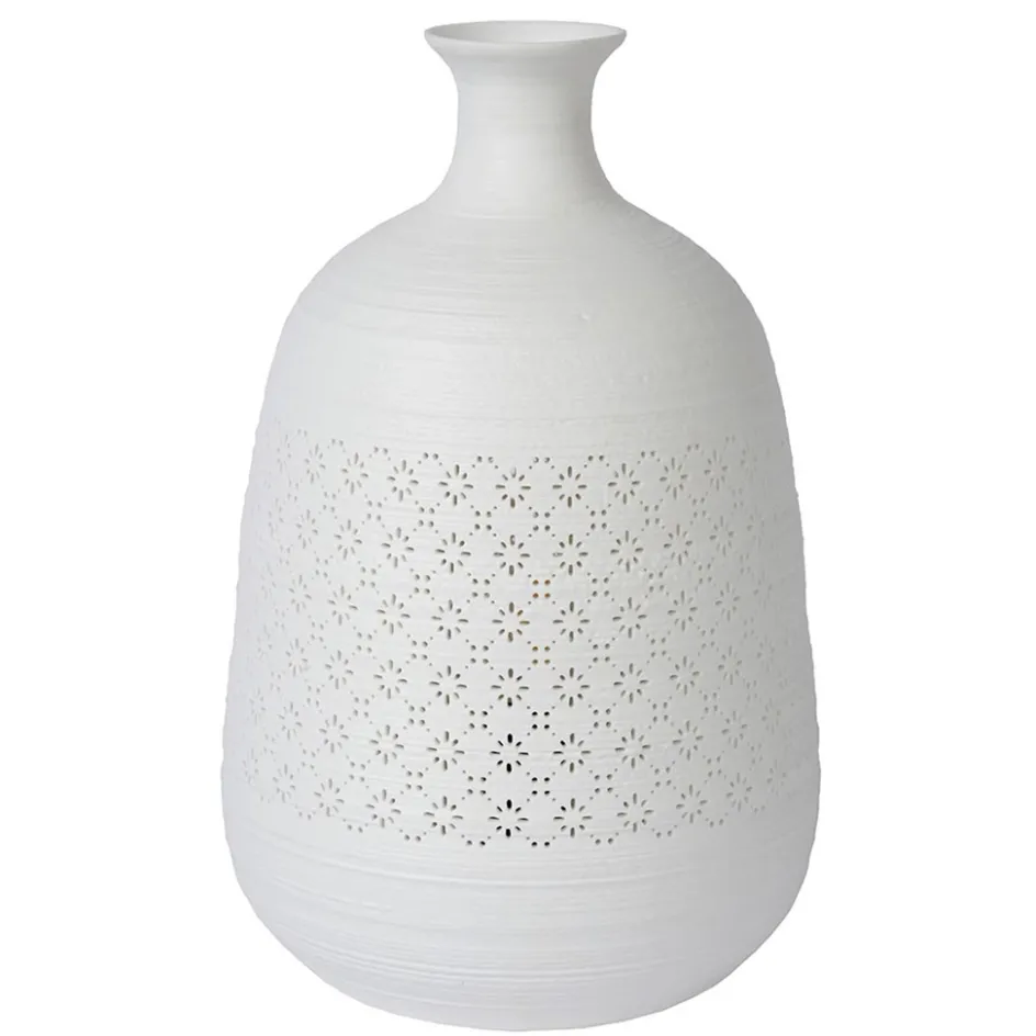 Sfeervolle tafellamp wit porselein decoratief>Straluma Clearance