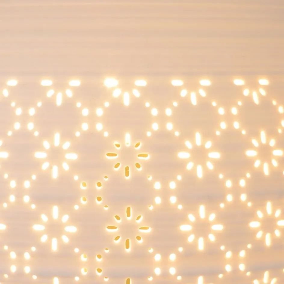 Sfeervolle tafellamp wit porselein decoratief>Straluma Clearance