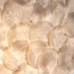 Sfeervolle wandlamp creme schelpen kamer><noscript><img width=