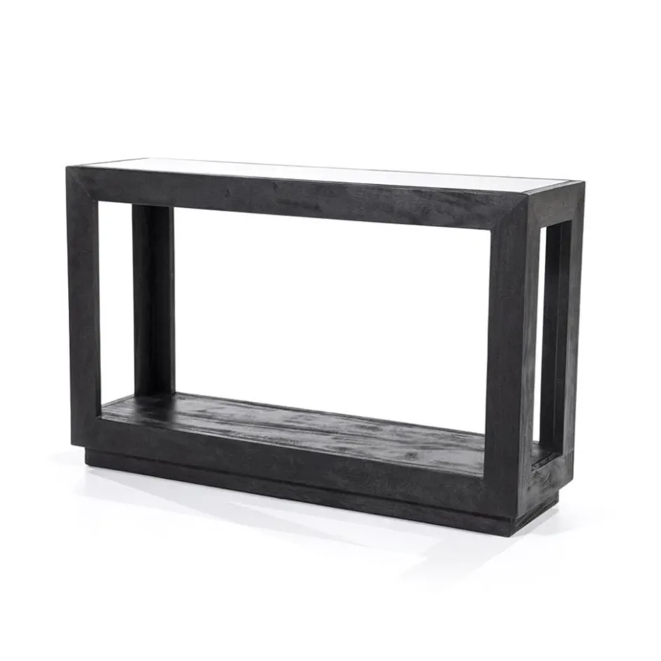 Sidetable Liam 120x35x75 cm - zwart>Straluma Clearance