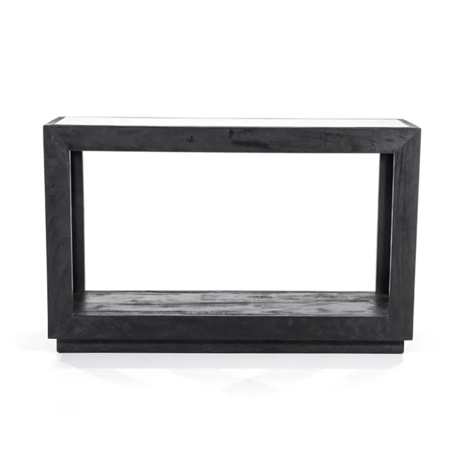 Sidetable Liam 120x35x75 cm - zwart>Straluma Clearance