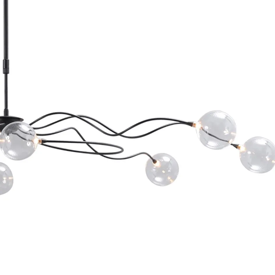 Sierlijke LED hanglamp met helder glas dimbaar>Straluma Sale