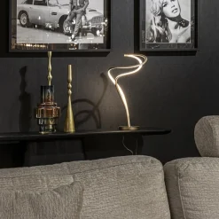 Sierlijke LED tafellamp goud dimbaar><noscript><img width=