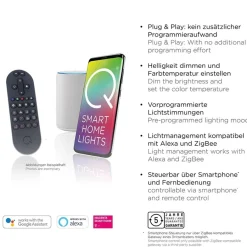 Smart eettafelhanglamp mat zwart met opaal glas></noscript>Straluma