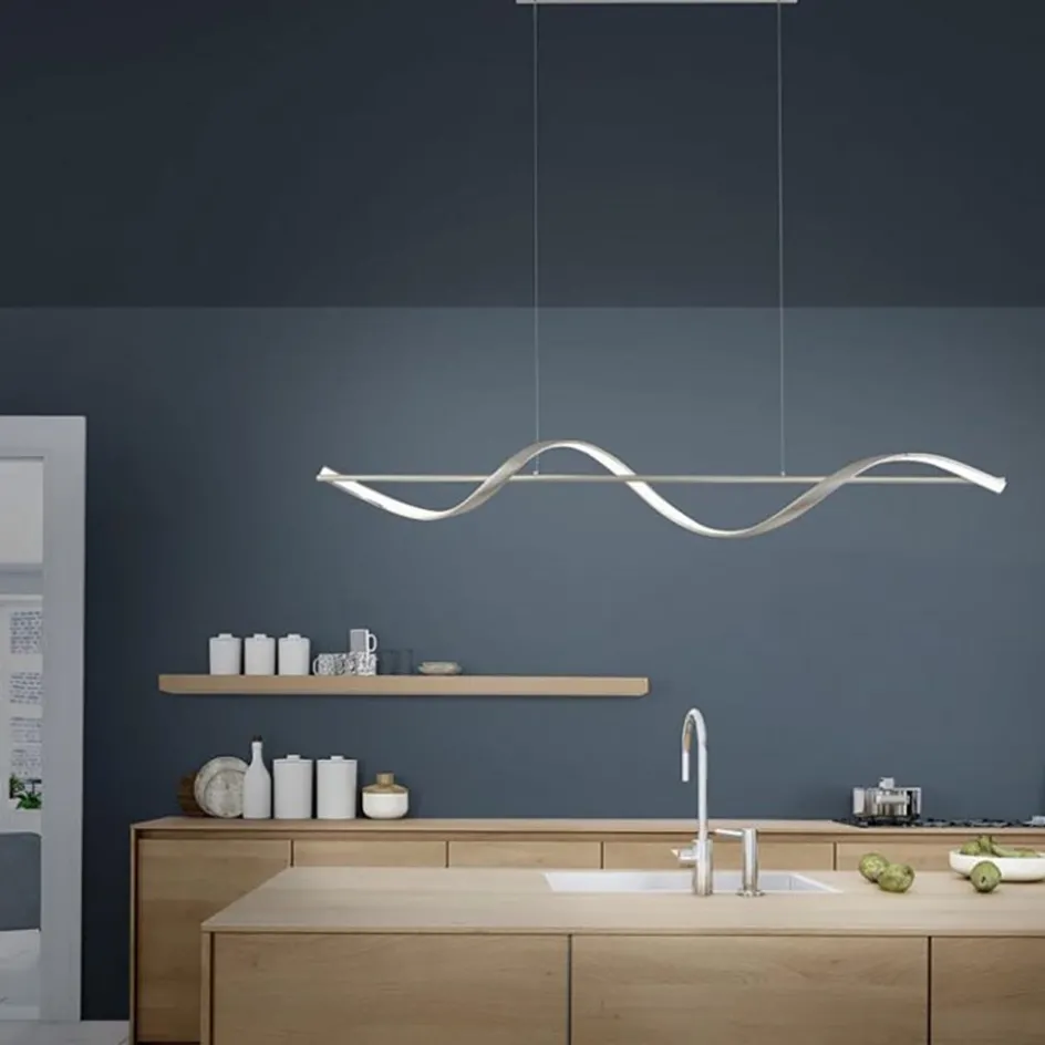 Smart hanglamp spiraal staal>Straluma Online