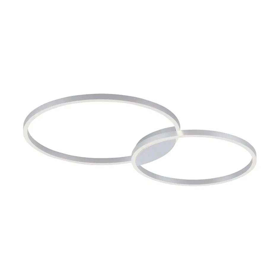 Smart plafondlamp aluminium ringen dimbaar>Straluma Best