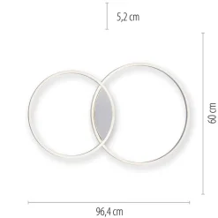 Smart plafondlamp aluminium ringen dimbaar><noscript><img width=