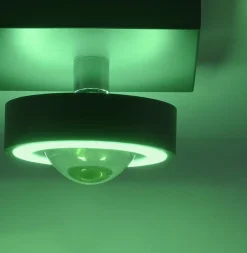 Smart plafondlamp met lens antraciet><noscript><img width=