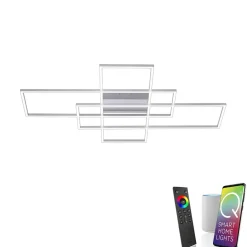 Smart plafond/wandlamp rechthoeken inclusief remote>Straluma Online