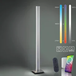 Smart vloerlamp 2-lichts aluminium>Straluma Clearance