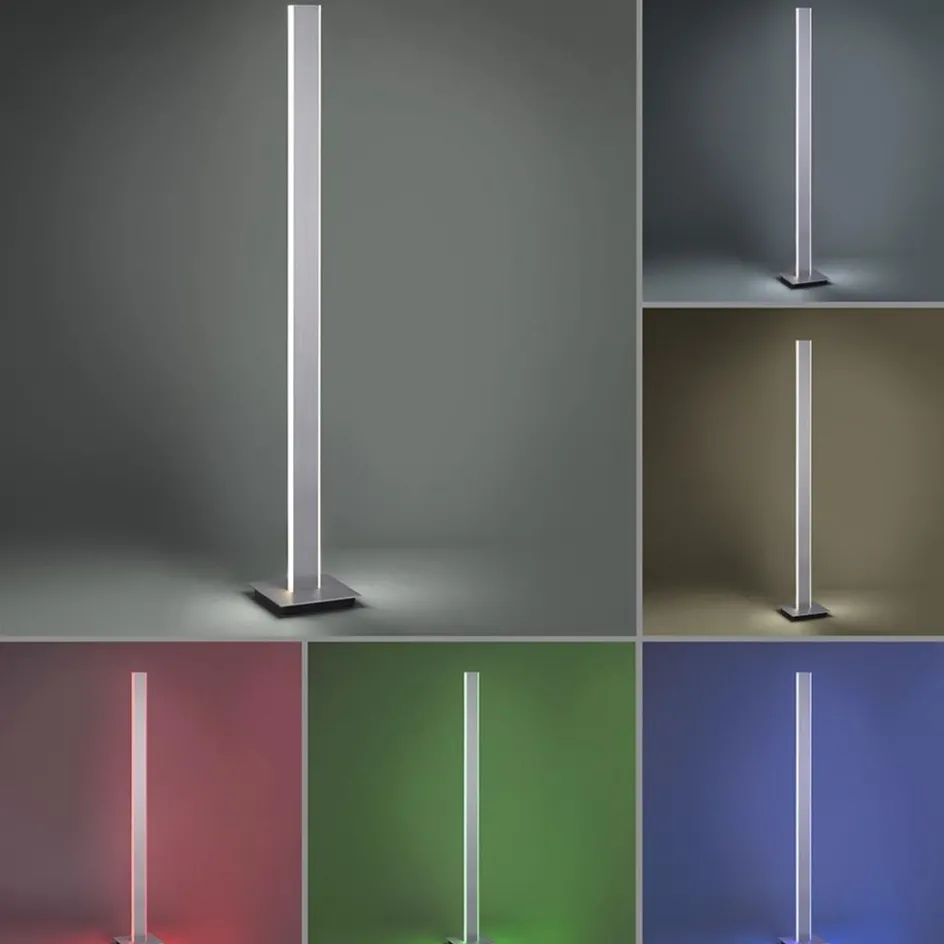 Smart vloerlamp 2-lichts aluminium>Straluma Clearance