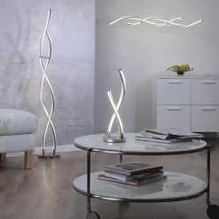 Smart vloerlamp spiraal 2-lichts nikkel></noscript>Straluma Discount