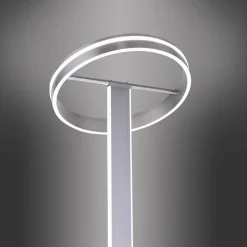 Smart vloerlamp staal met dimbaar LED>Straluma Outlet