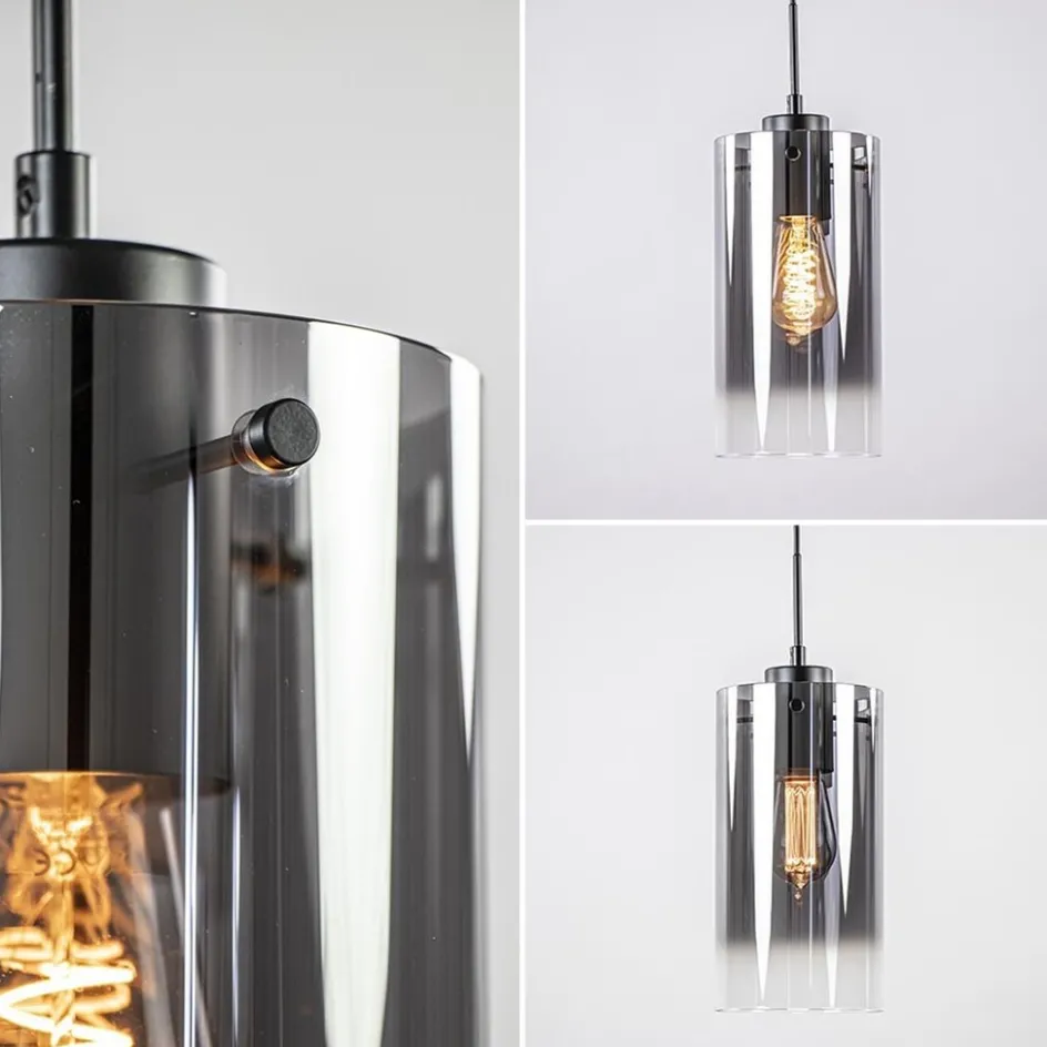 Smoke glazen hanglamp cilinder met verloop>Straluma Sale