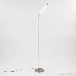 Staande leeslamp nikkel met dimmer>Straluma Online